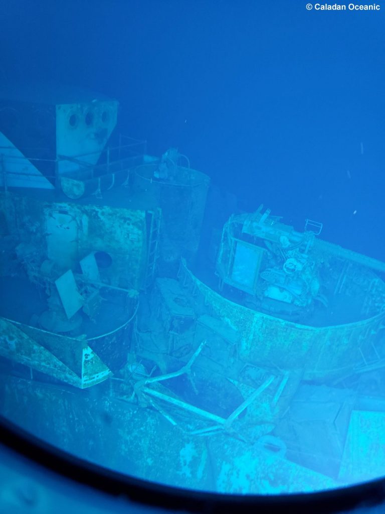 Restos del naufragio mas profundo del mundo, el USS Samuel B Roberts.