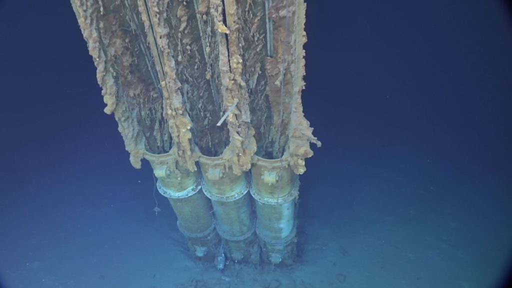 Los restos del USS Samuel B Roberts , apodado "Sammy B", el naufragio mas profundo del mundo.