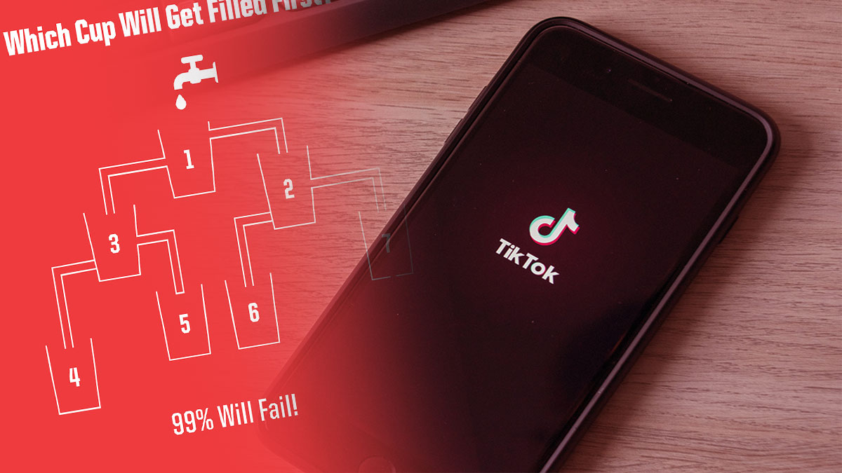 ¿Qué vaso se llenará primero? El último bait de TikTok