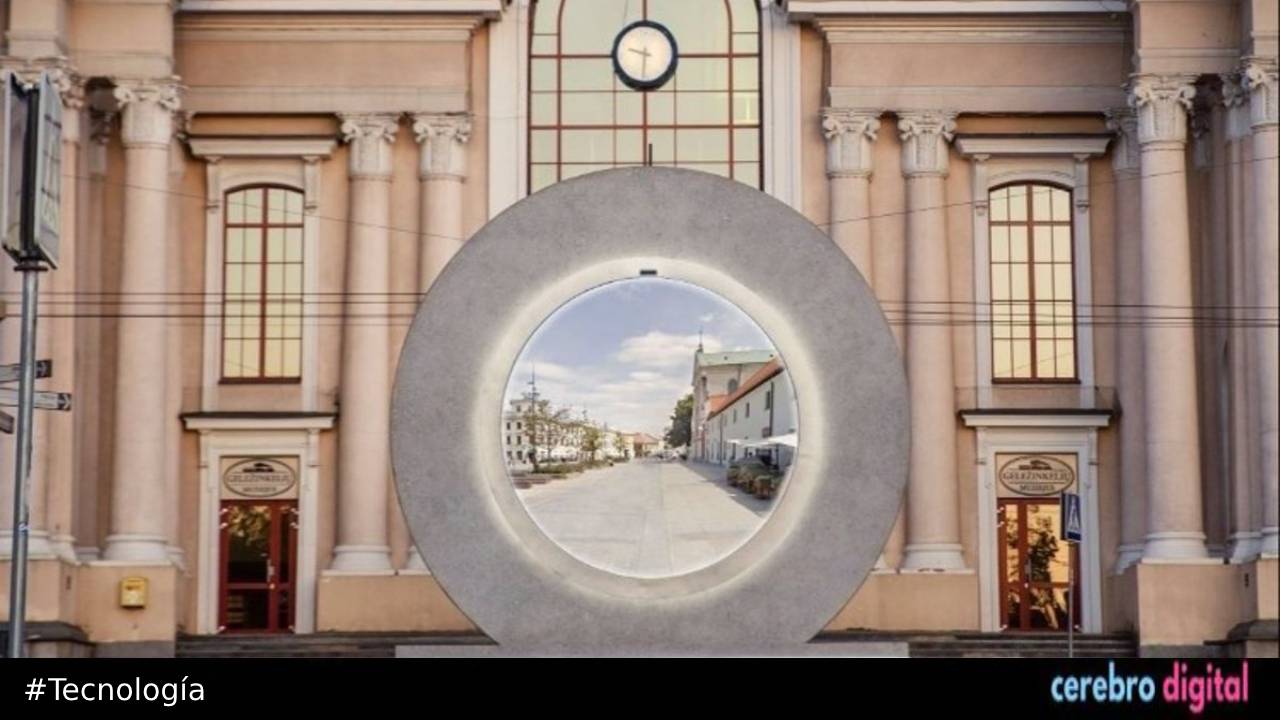 Hay un portal que une a Polonia y Lituania