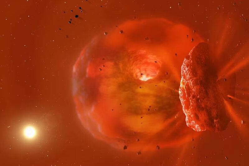 Astrónomo amateur captó la colisión de dos planetas