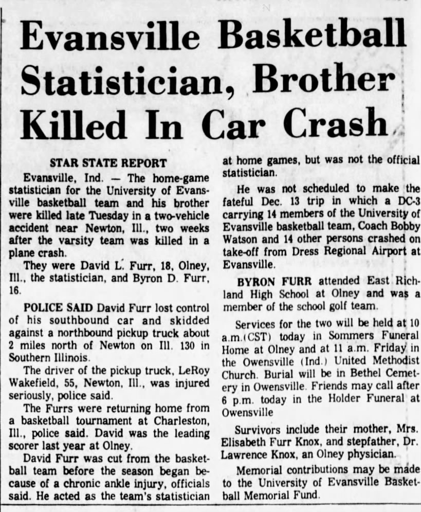 ¿Destino Final? La Tragedia de los Evansville Aces
