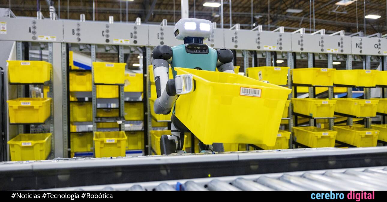 Amazon activa su actualización robótica «Sequoia» para que robots y humanos trabajen de la mano