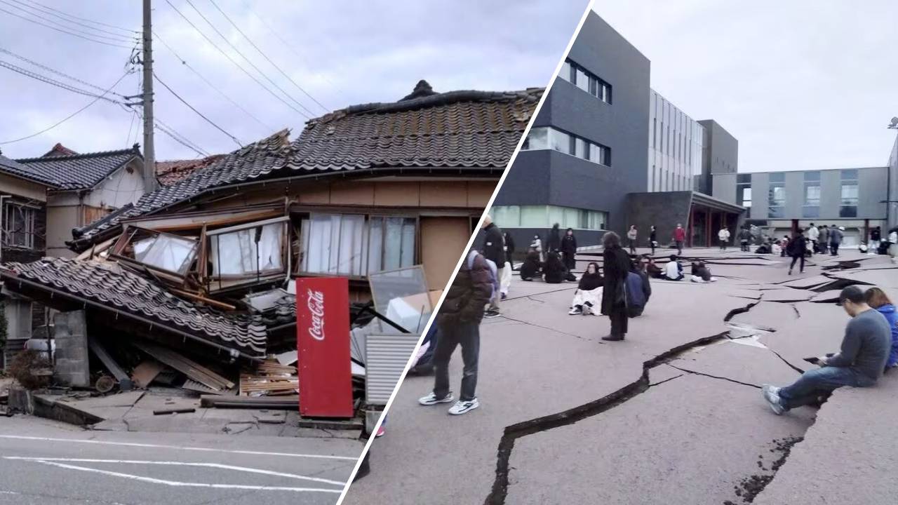 Terremoto sacudió a Japón este 1 de Enero y alertan posible tsunami