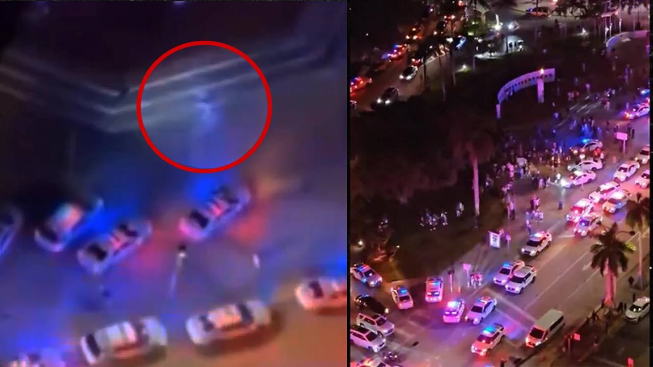 VIDEO: Enorme presencia policĂaca ante rumores de extraterrestres en Miami