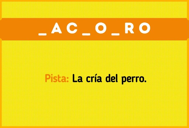 RETO AVANZADO: Descubre las 5 palabras lo más rápido que puedas