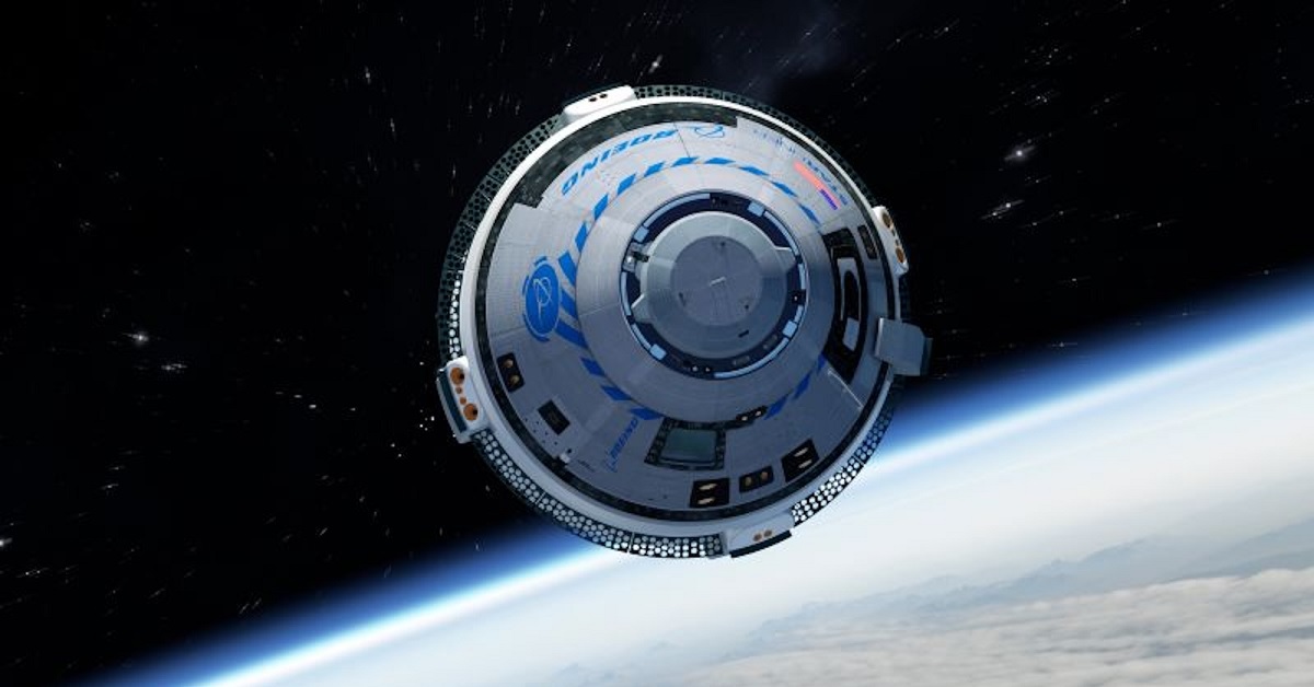 lanzamiento del starliner en el espacio