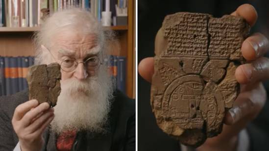 El Mapa del Mundo más antiguo data de 2.900 años y es mostrado en video por primera vez