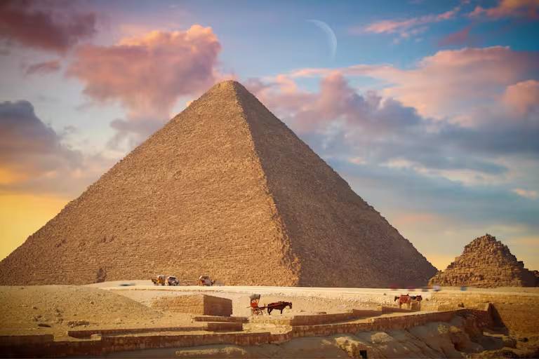 Perro es visto en la cima de la Gran Pirámide de Giza y nadie sabe cómo llegó ahí
