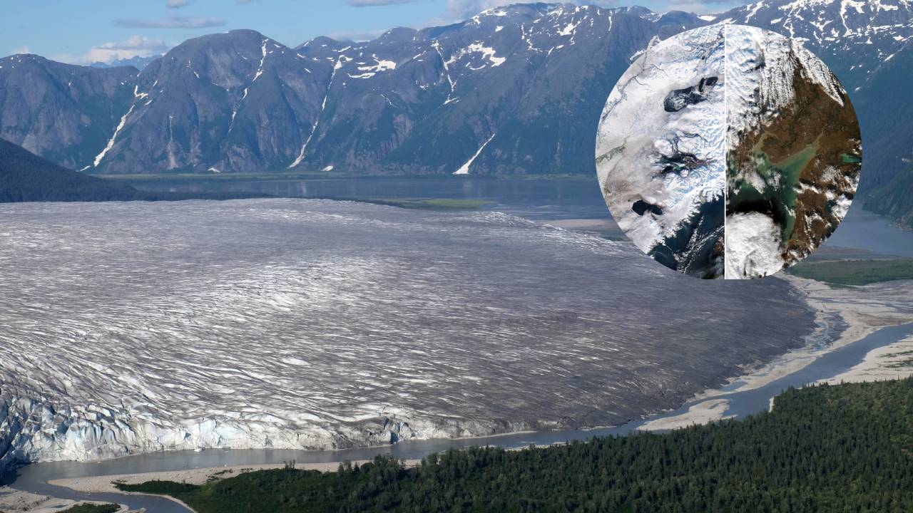 Alarmantes imágenes del deshielo de Alaska causan preocupación
